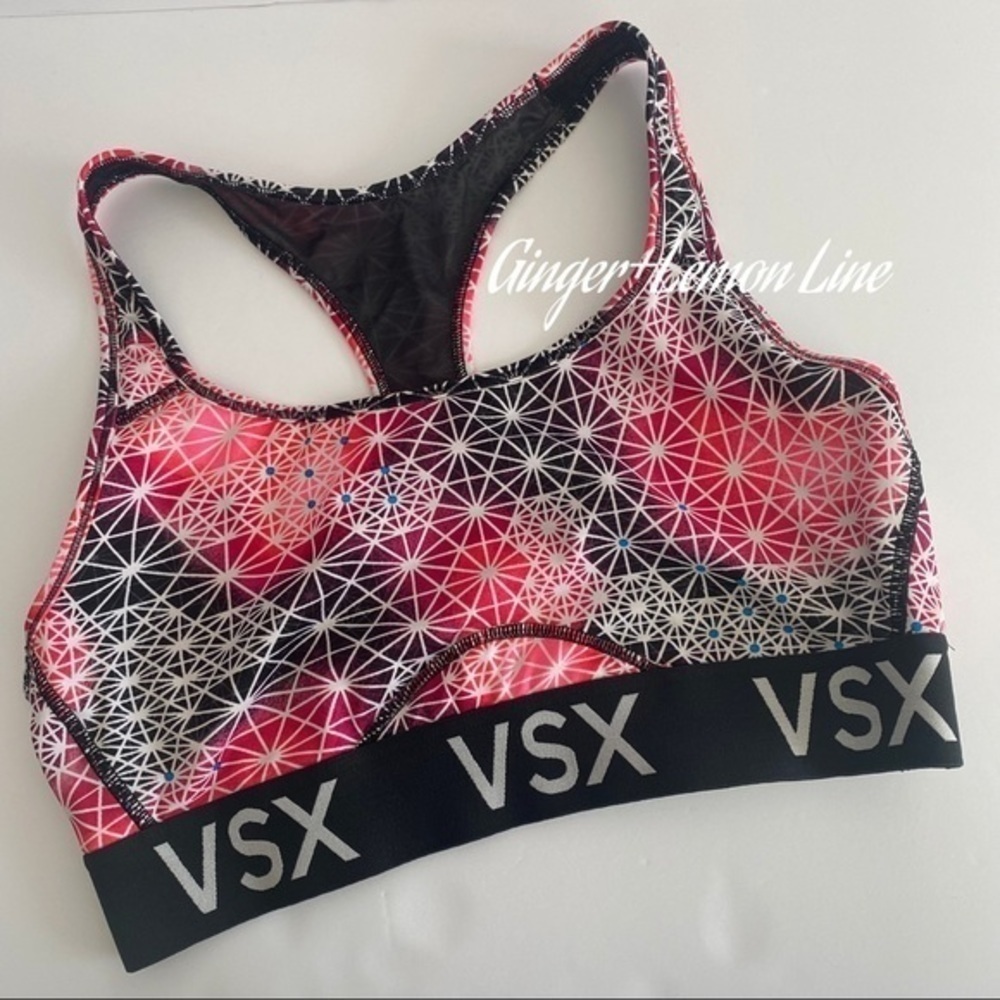 VICTORIA SECRET VSX The Player Racerback Wireless Unlined Sport Bra Sz M